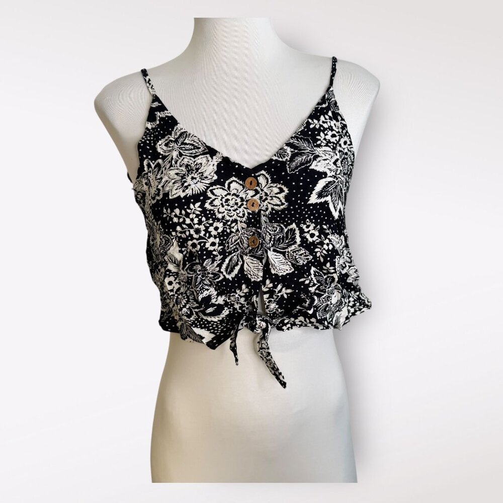Patrons of Peace Floral Cropped Tank New‎